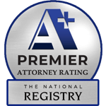 A+ Premier Attorney Rating | The National Registry